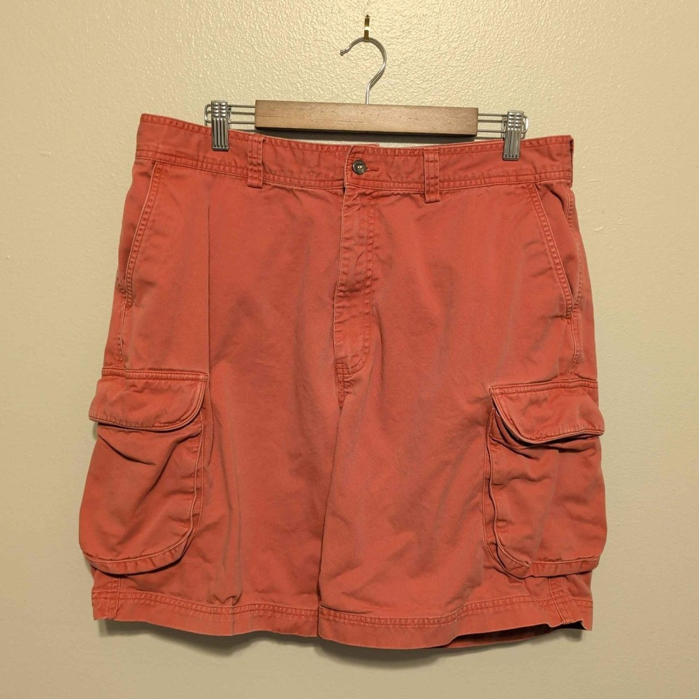 Polo Ralph Lauren Cargo Shorts Mens 36 Salmon Orange Chino Cotton Utility